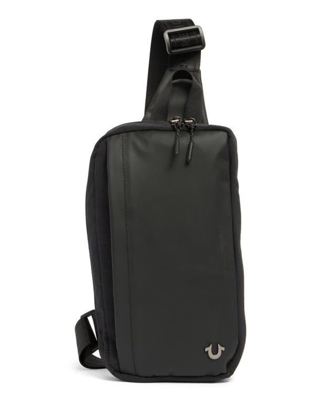 TRUE RELIGION Porter Sling Bag in Black for Men | Lyst