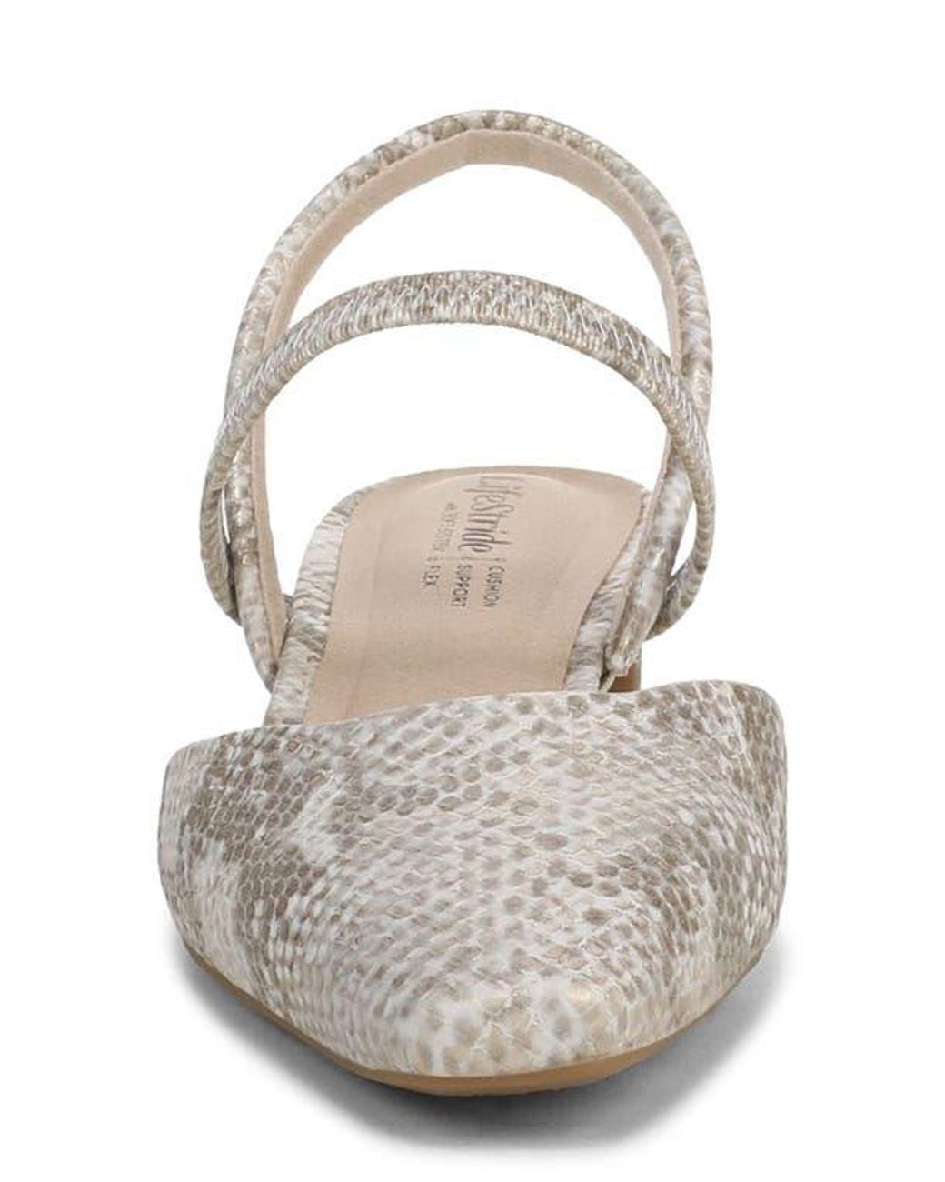 LifeStride White Lainey Pump