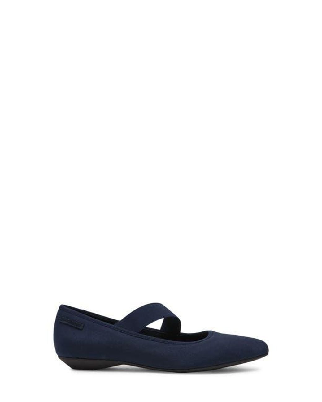 Anne Klein Blue Opalina Mary Jane Flat