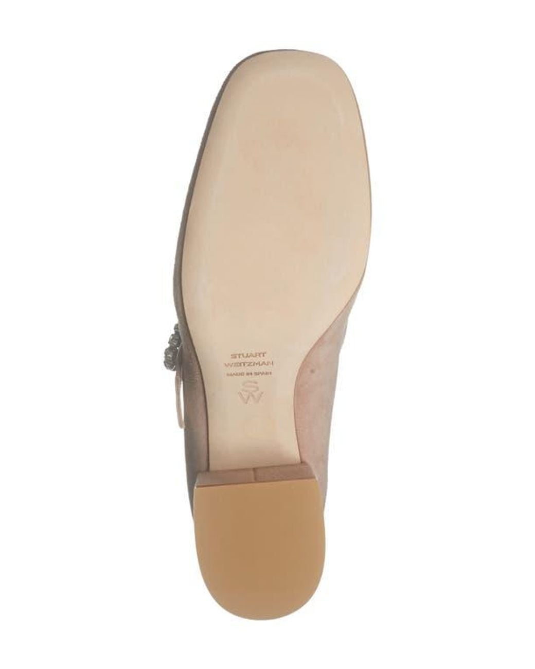 Stuart Weitzman Natural Sloane Mary Jane Pump