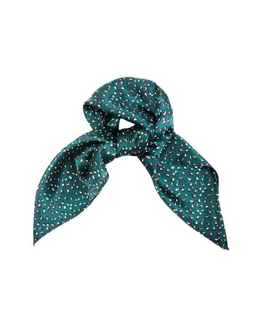 Saachi Blue Speckled Silk Scarf