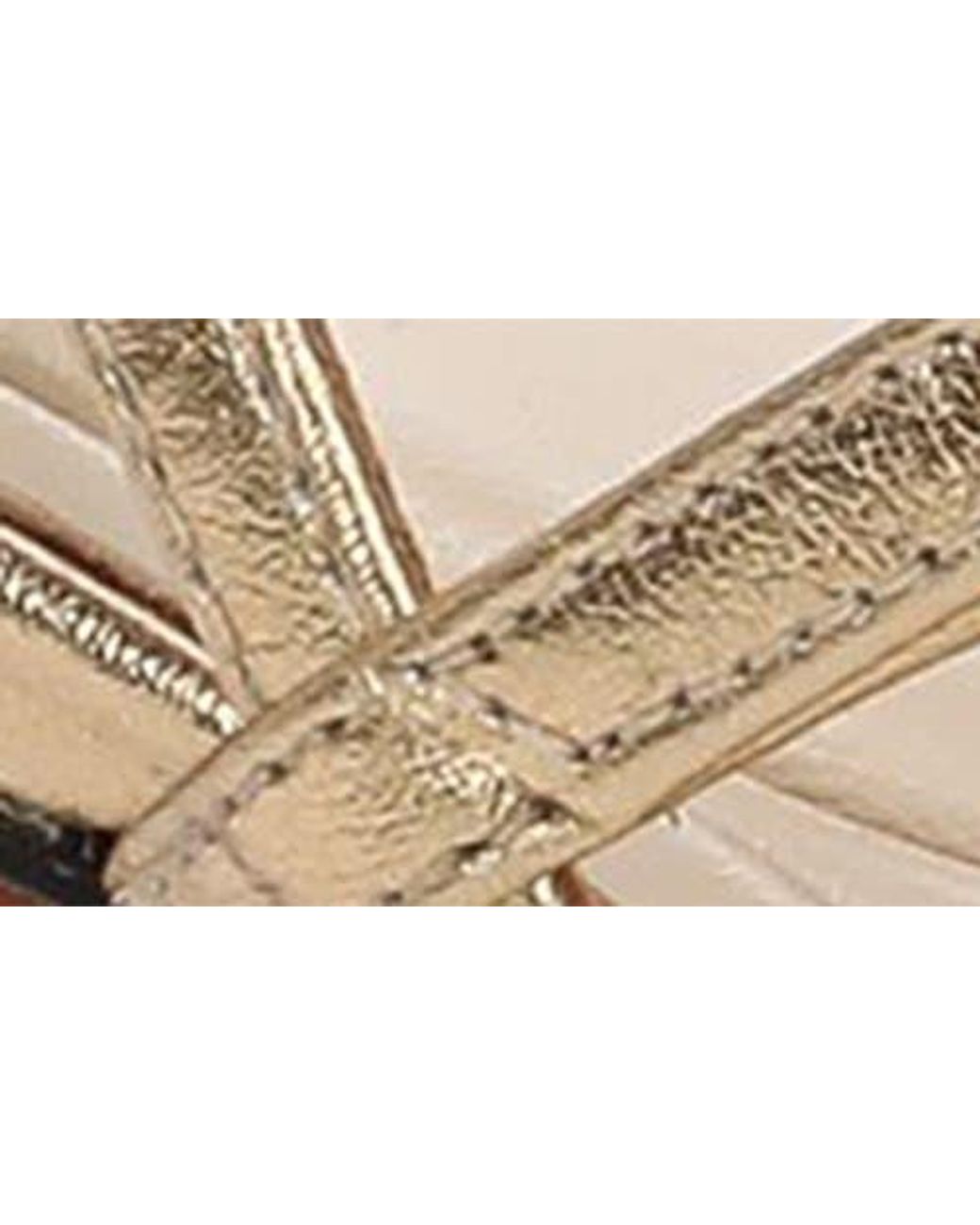 Vince Metallic Marcella Ankle Strap Sandal