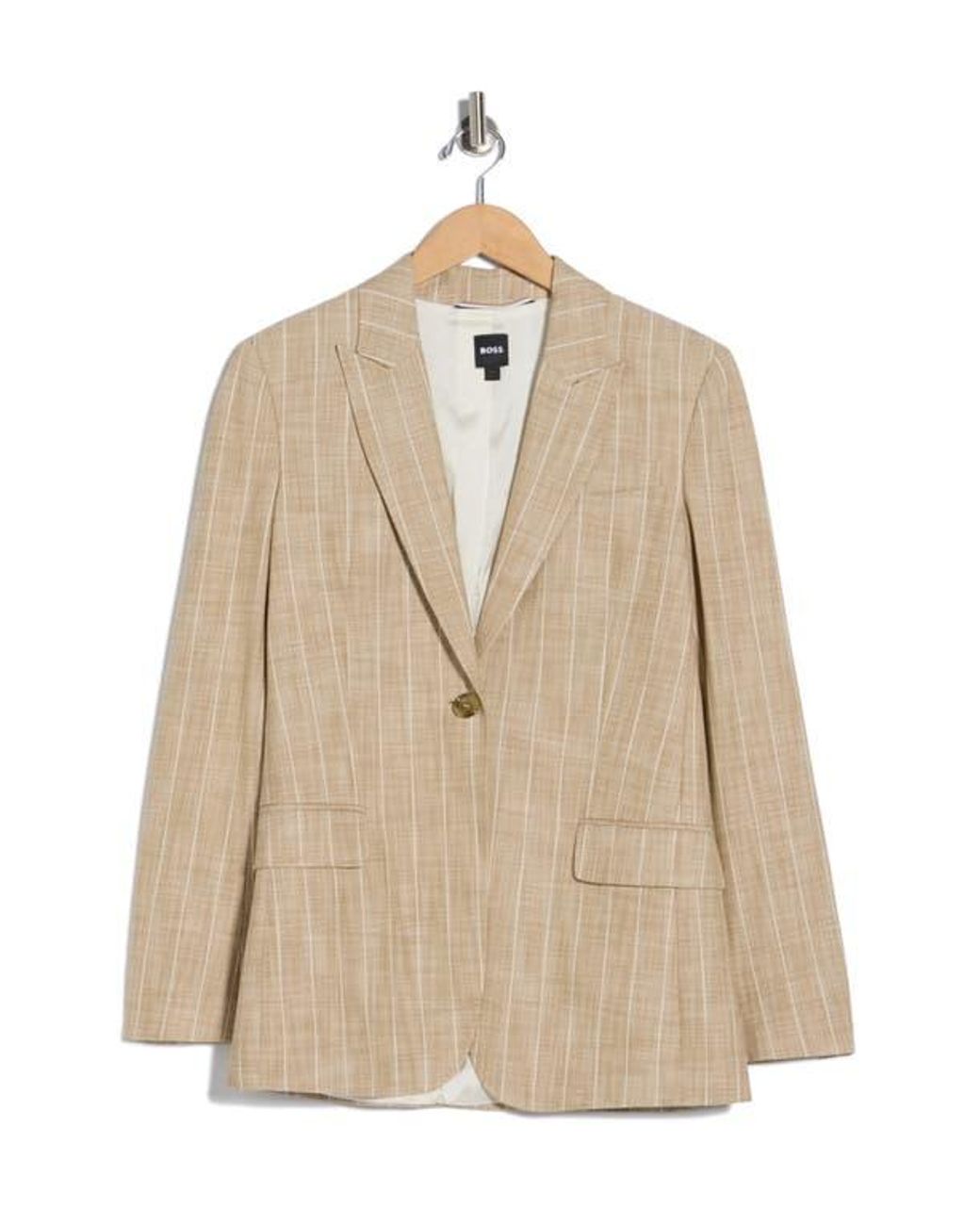 Boss Natural Single Button Blazer