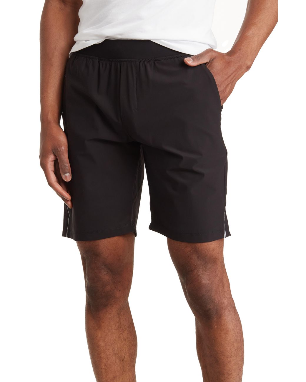 Kenneth Cole Active Stretch Running Shorts in Black for Men | Lyst