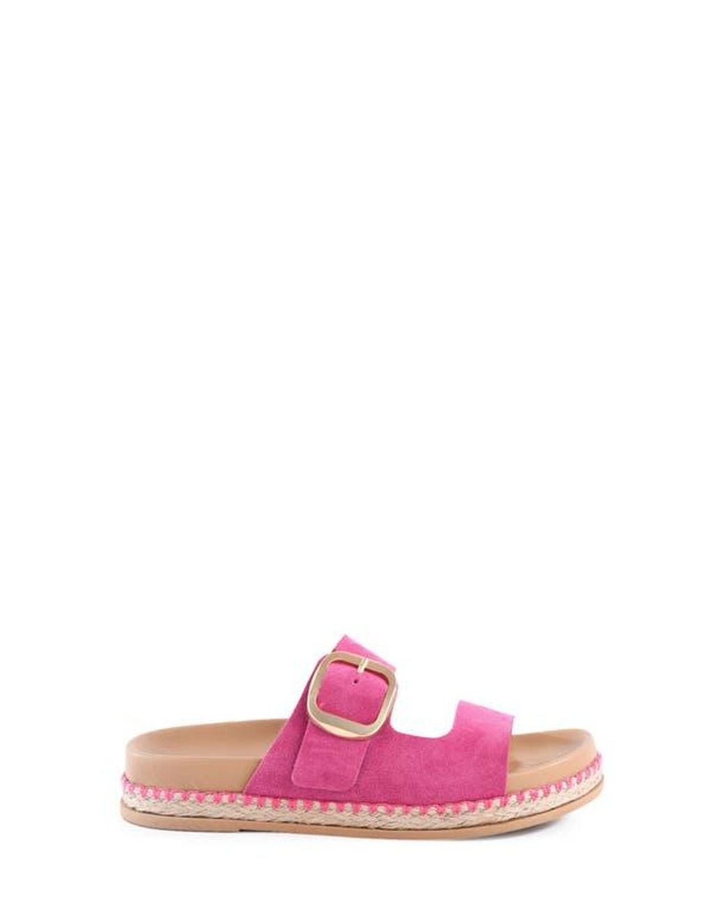 Seychelles Pink Getaway Slide Sandal