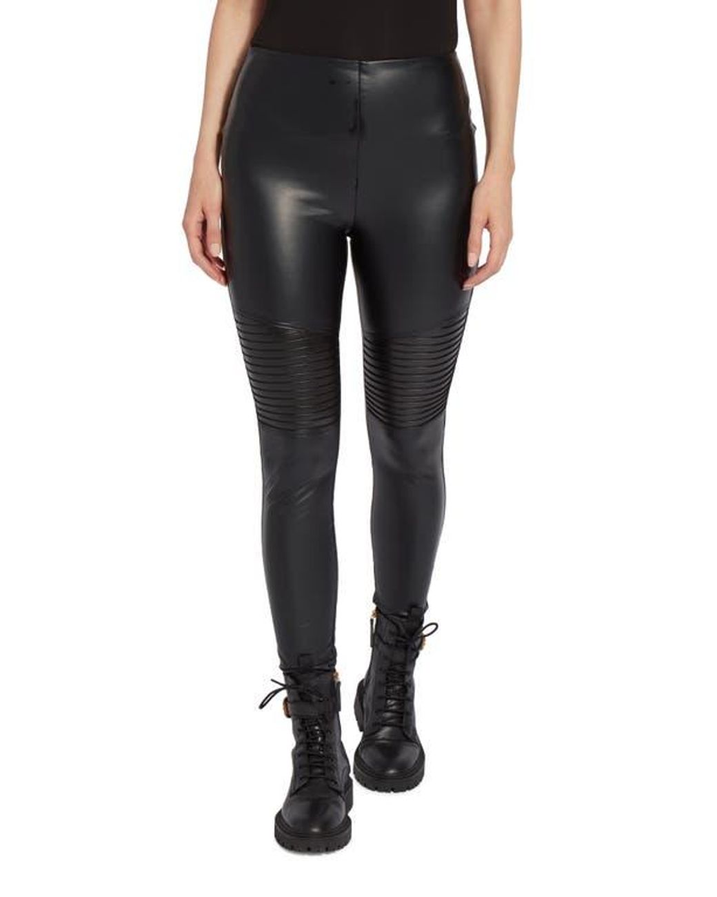 Lysse high waist faux leather leggings 2025