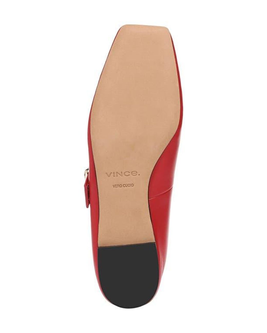 Vince Red Daniela Mary Jane Flat