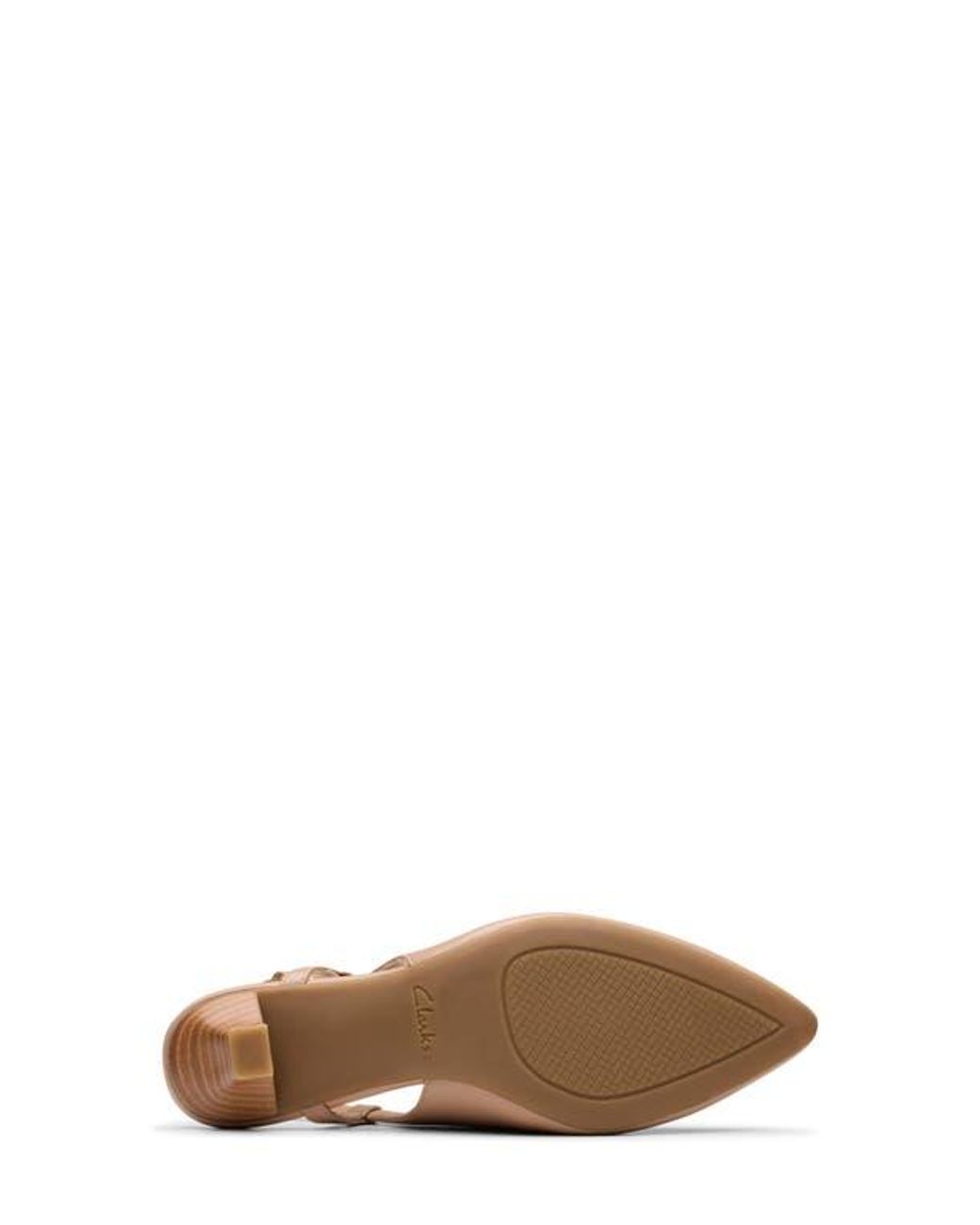 Clarks Multicolor Slingback Leather Pointy-Toe Pumps