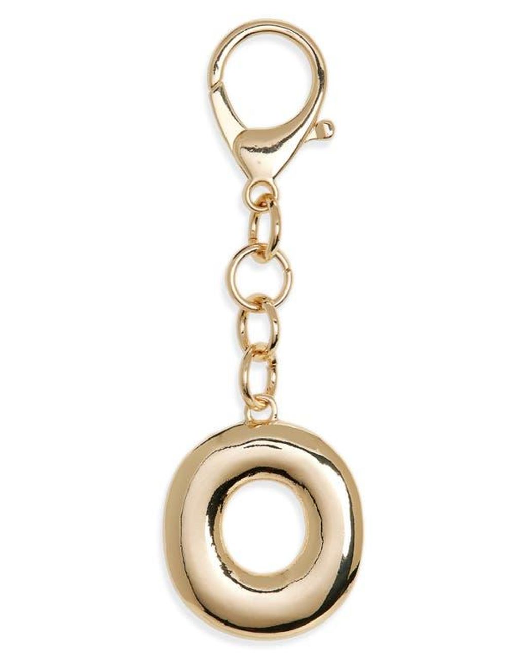 Leith Metallic Bubble Initial Bag Charm