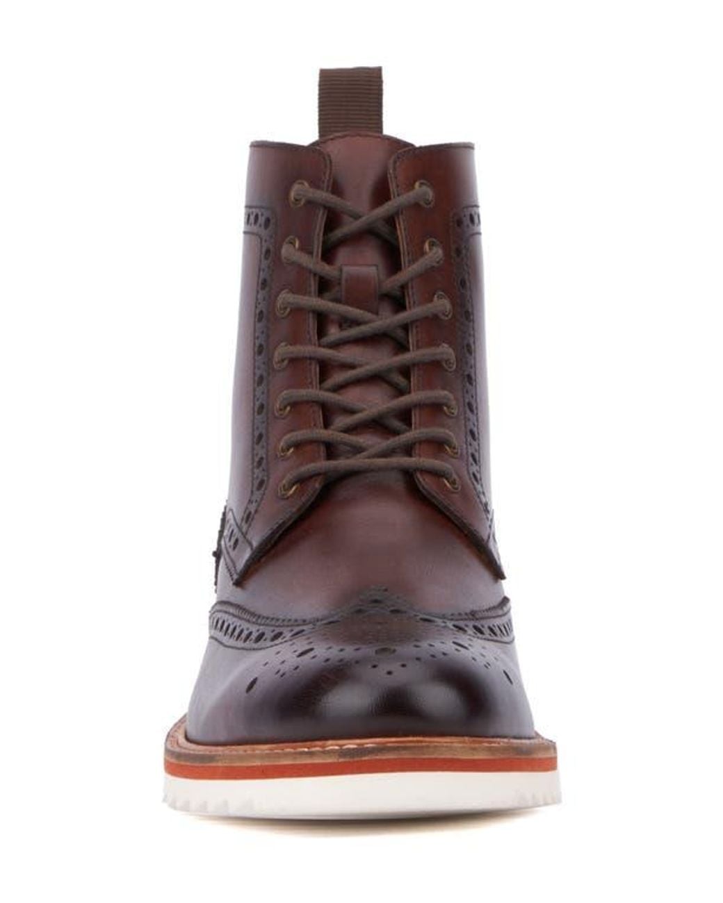 Vintage Foundry Brown Parker Wingtip Boot for men
