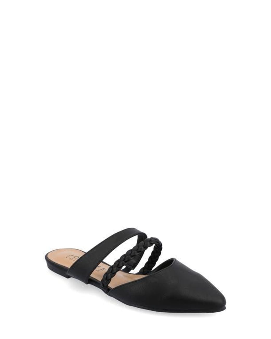 Journee Collection Black Olivea Mule