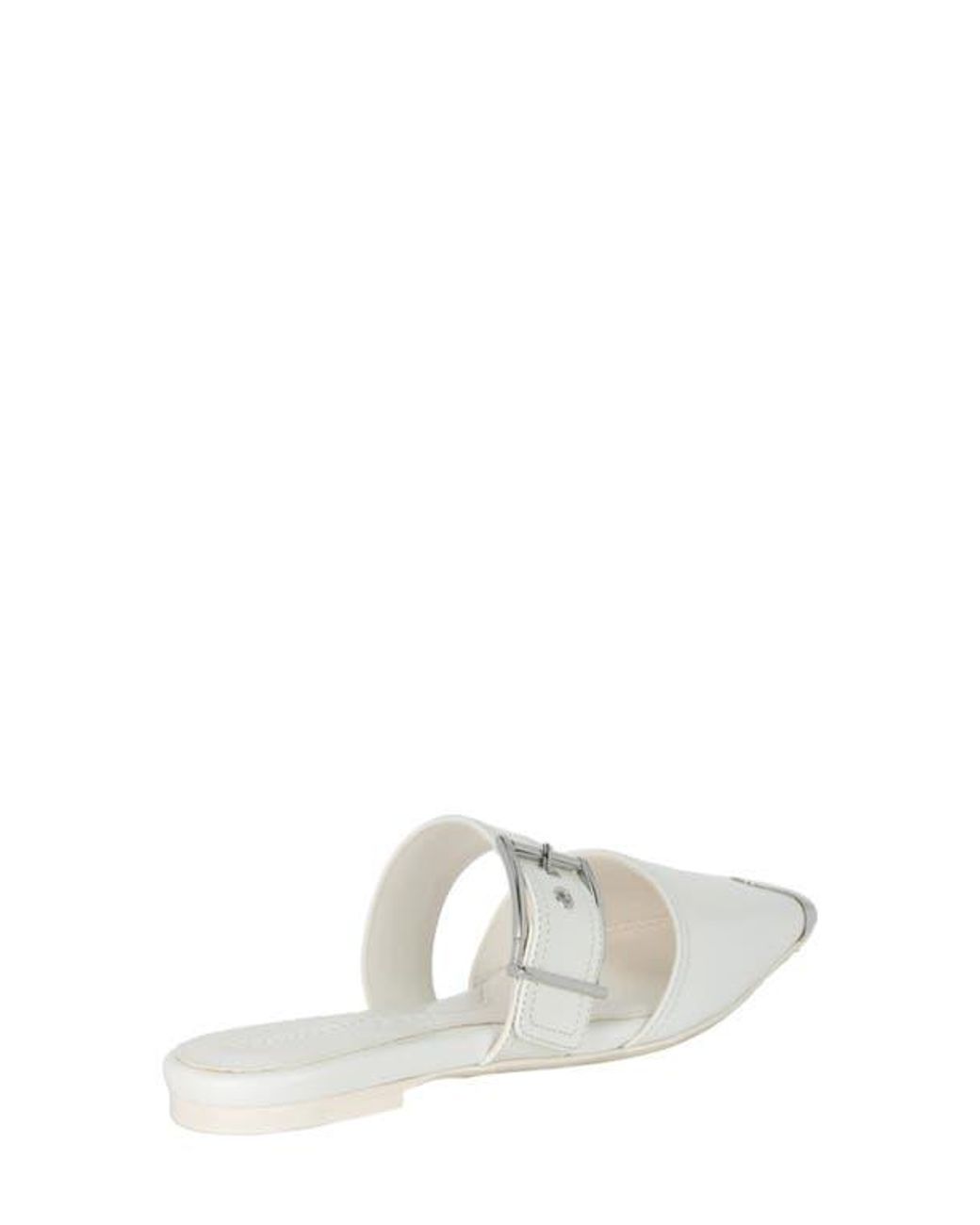 McQueen Metallic Punk Pointed Toe Flat