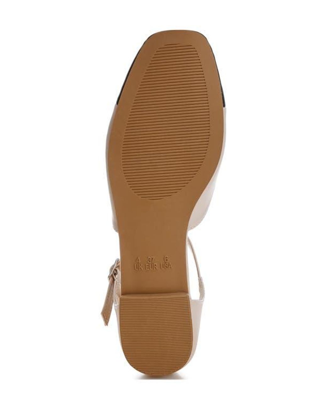 LONDON RAG White Clevea Cap Toe Flat