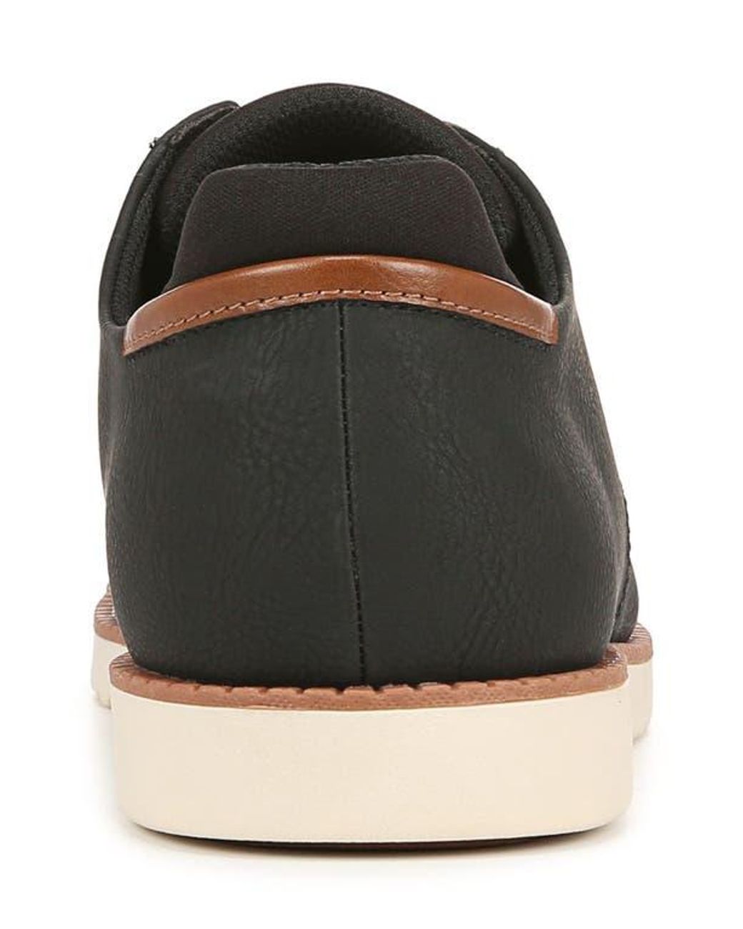 Dr. Scholls Black Sync Cap Derby for men
