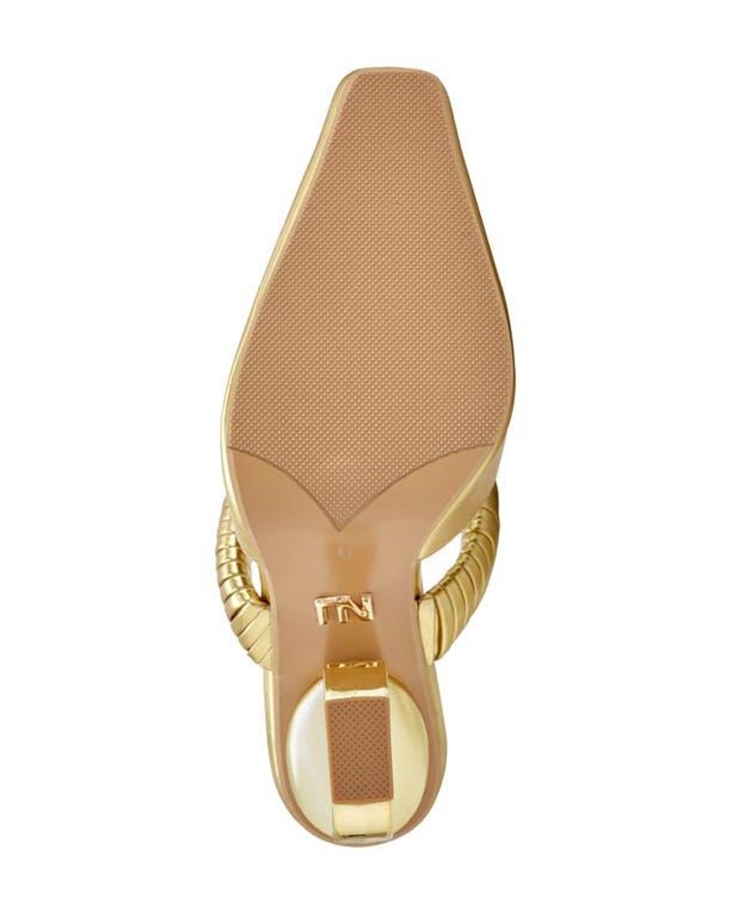 Ninety Union Metallic Luna Mule Pump