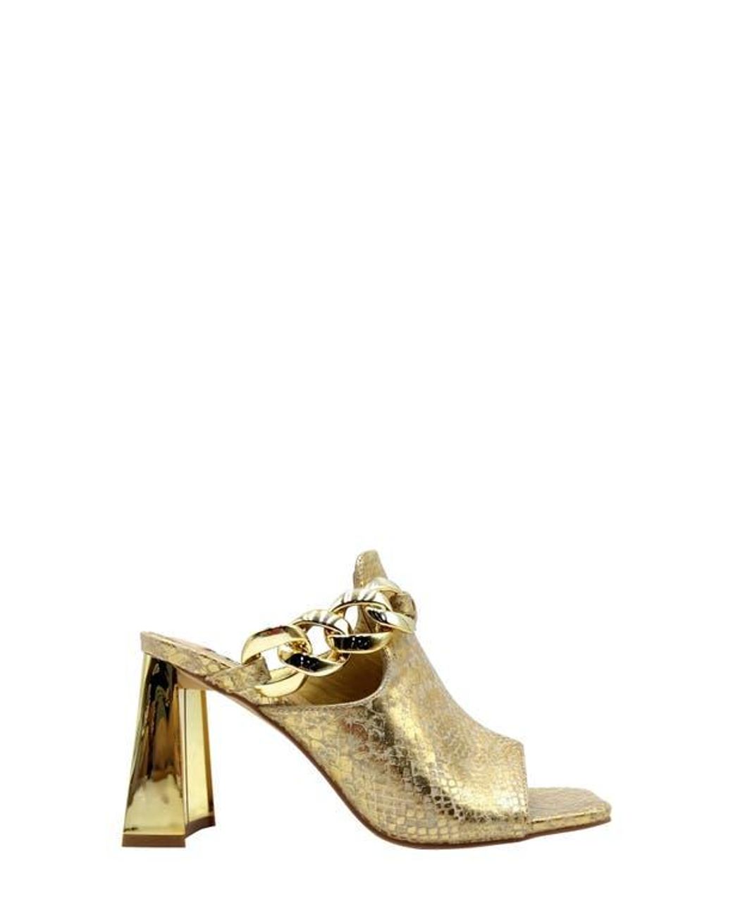 Ninety Union Metallic Ryder Open Toe Pump