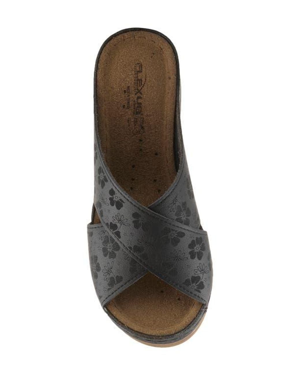 Flexus by Spring Step Gray Wedge Sandal
