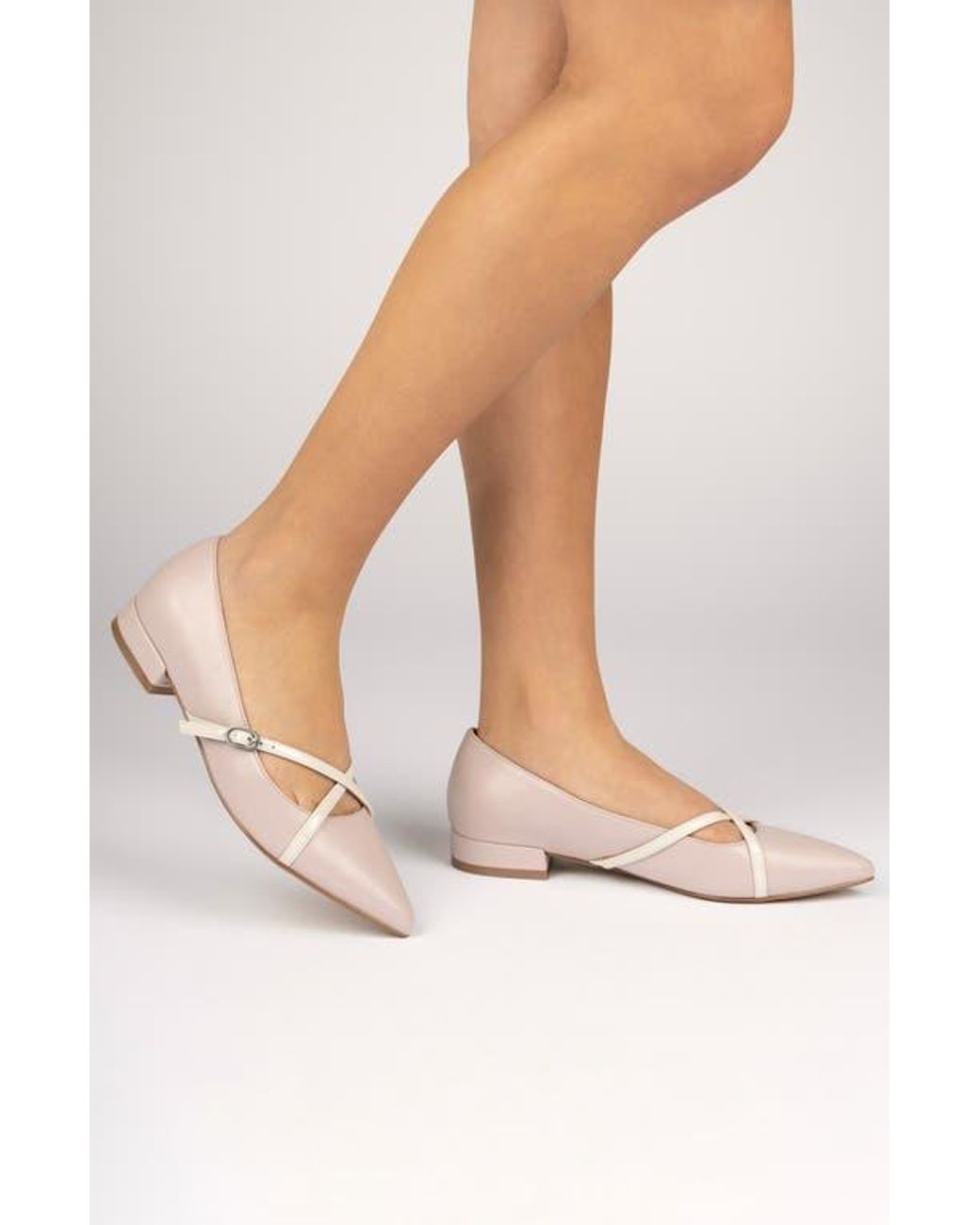 Journee Collection Pink Camby Pointed Toe Flat