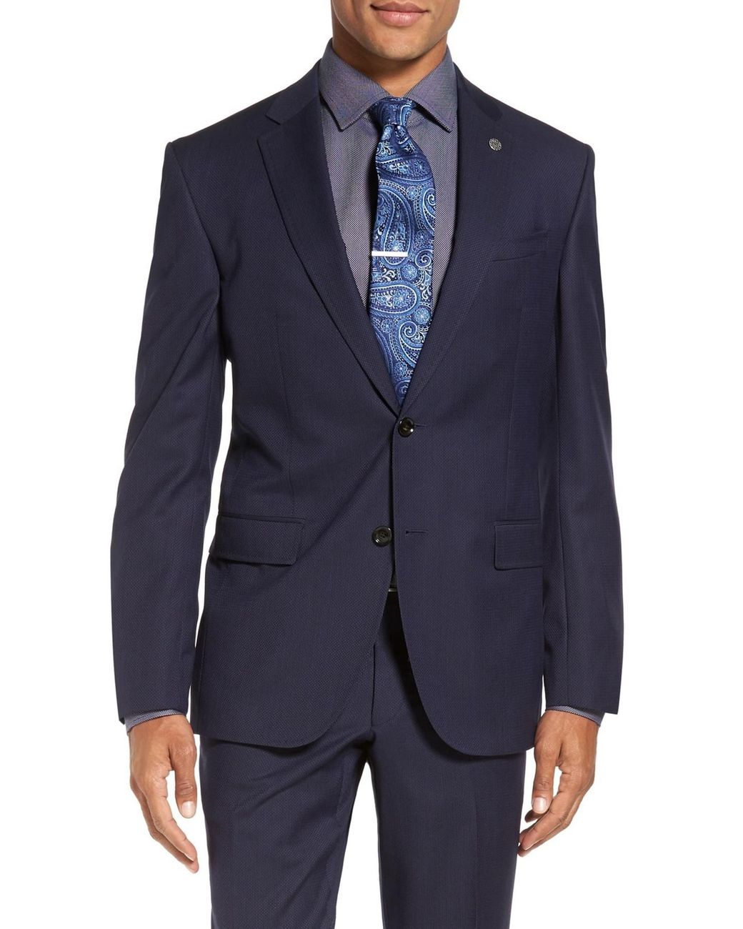 Jay trim fit solid wool suit Clearance