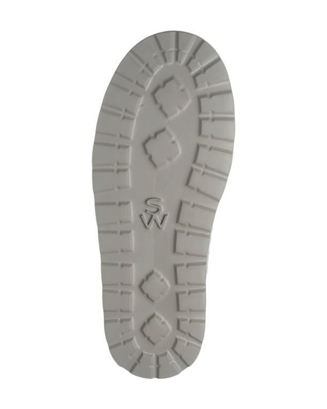 Stuart Weitzman Gray Nellie Genuine Shearling Platform Clog