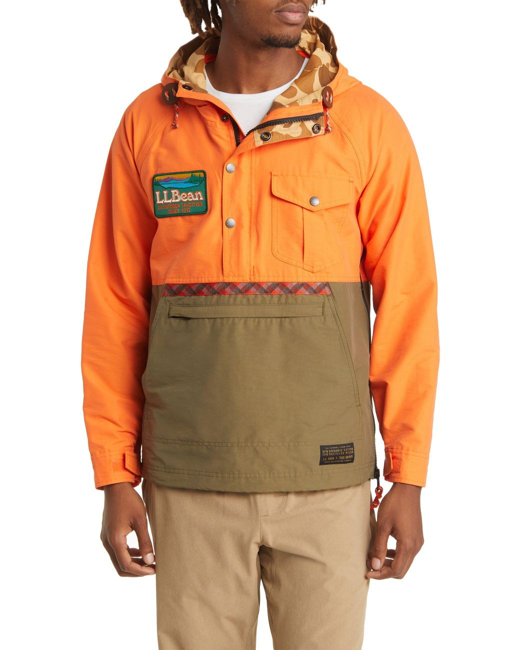 Ll bean colorblock discount anorak