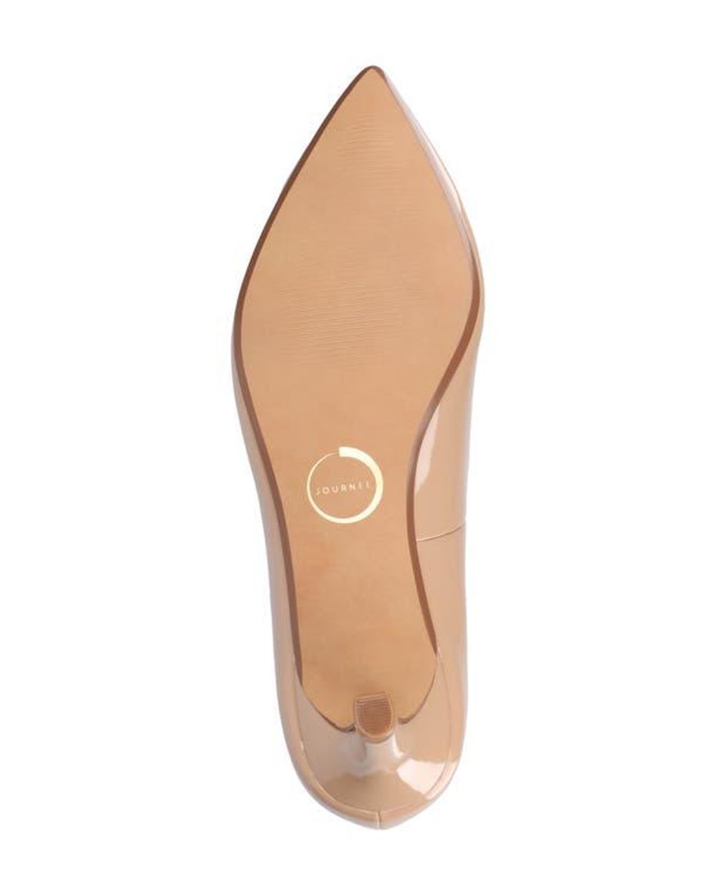 Journee Collection Natural Scylee Pump