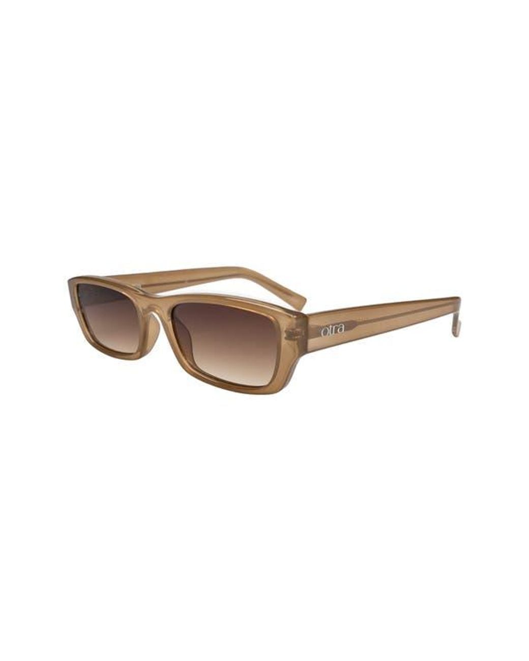 OTRA EYEWEAR Brown Mabel Rectangular Sunglasses for men