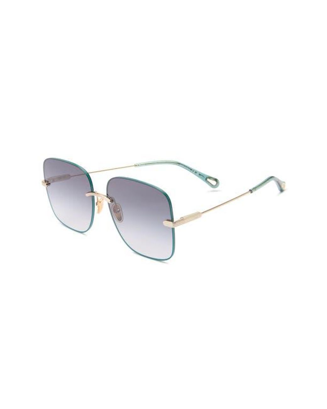 Chloé Blue Square Sunglasses