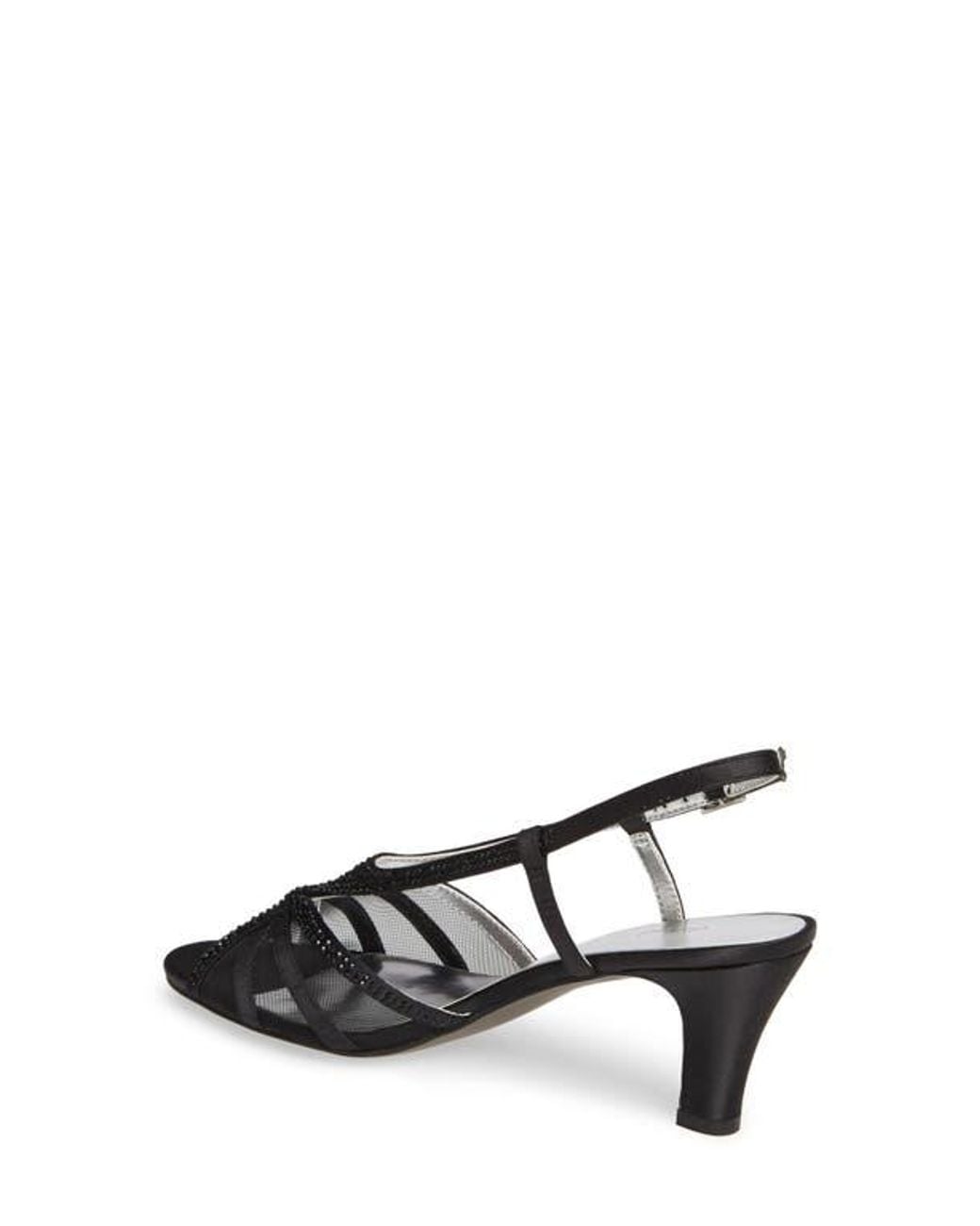 David Tate Black Refined Sandal