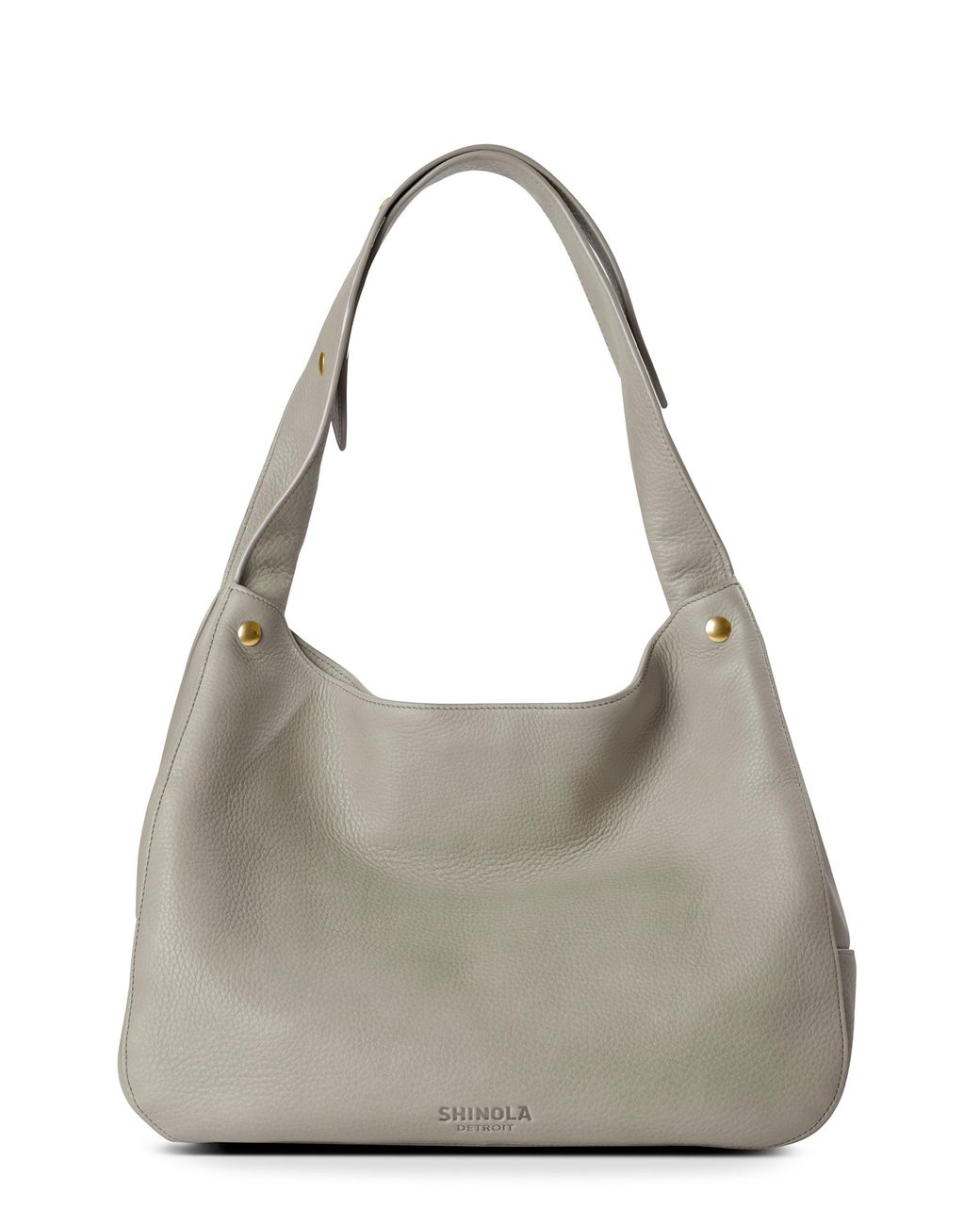 Shinola The Snap Leather Shoulder Bag in Gray Lyst