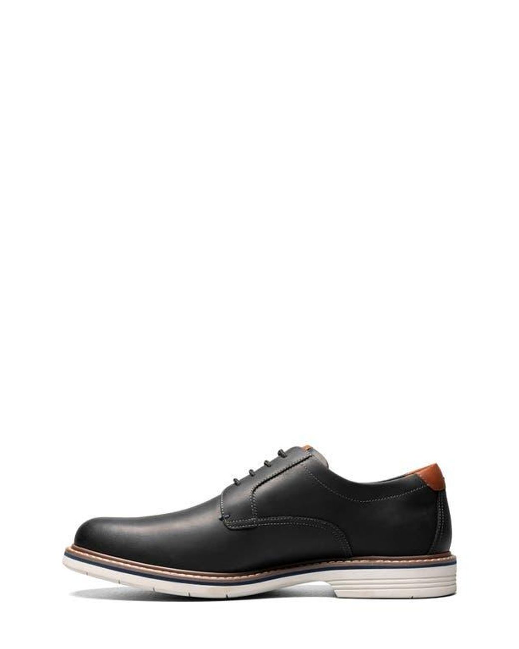 Florsheim Black Norfolk Plain Toe Derby for men