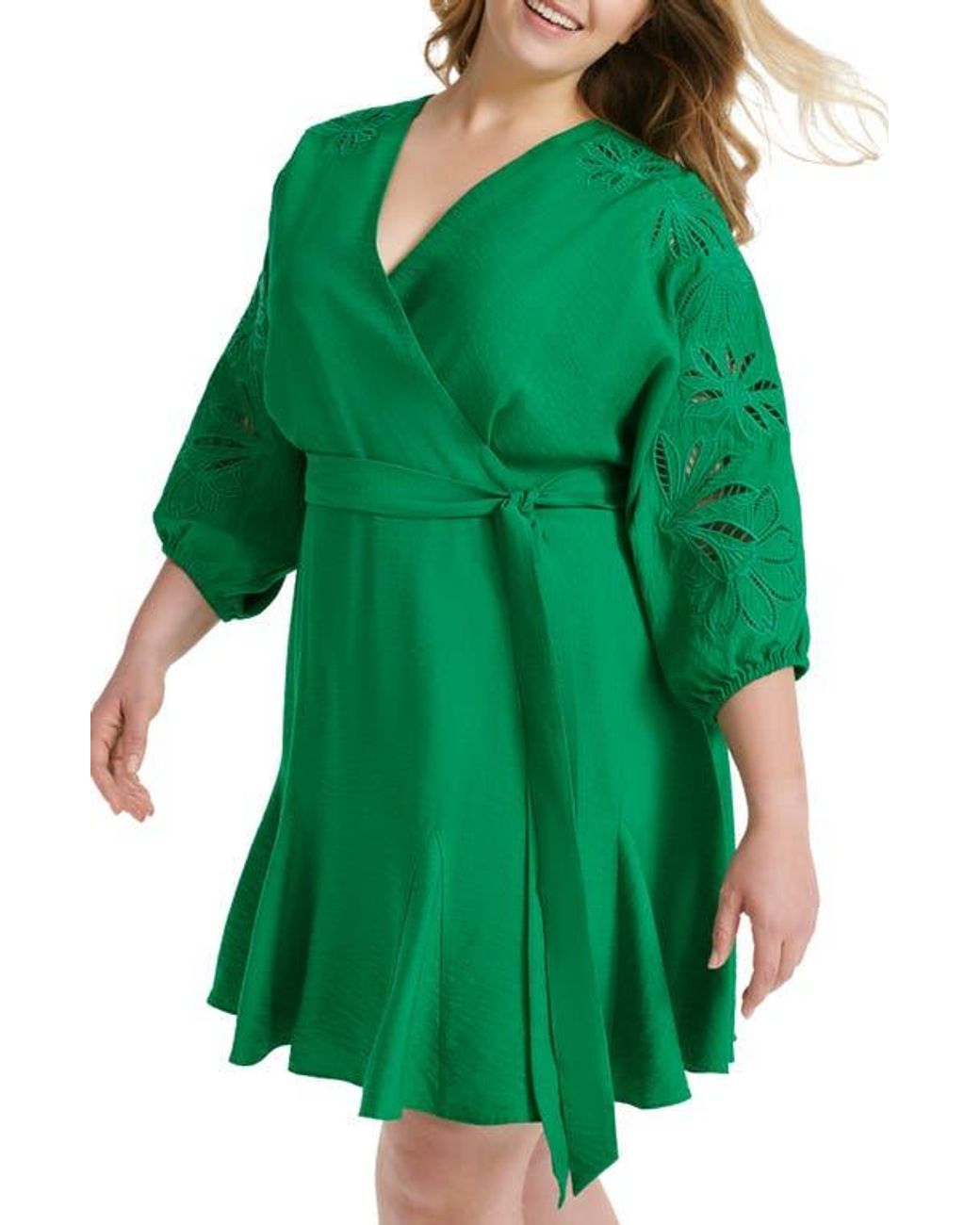 dkny green wrap dress Women's Balloon Sleeve Satin Faux Maxi – Elegant Day-to-Night Style With Structured 2026 | 1/15 Apparel Release