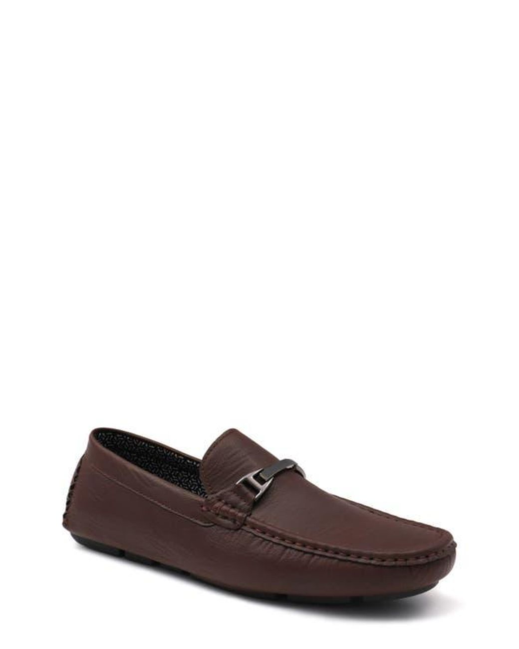 Aston Marc Brown Charter Bit Loafer for men