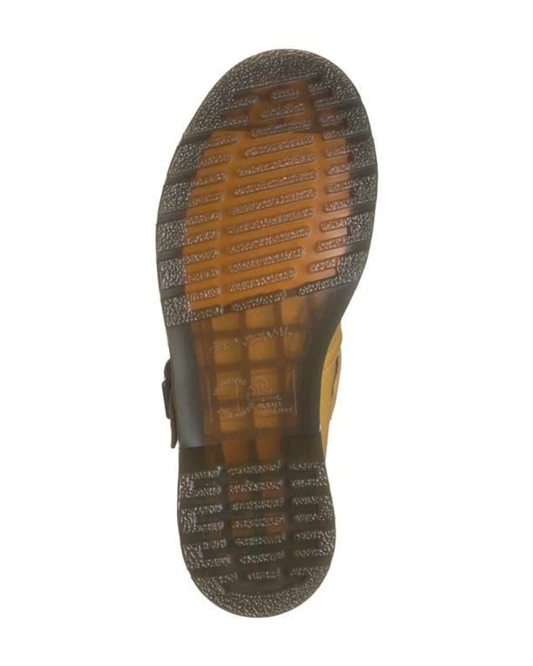 Dr. Martens Polley T-Bar Shoe in Yellow | Lyst