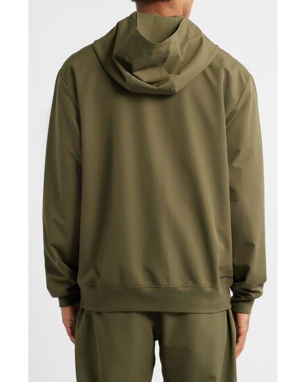 Saint Studio Green Tempo Tech Zip Jacket for men