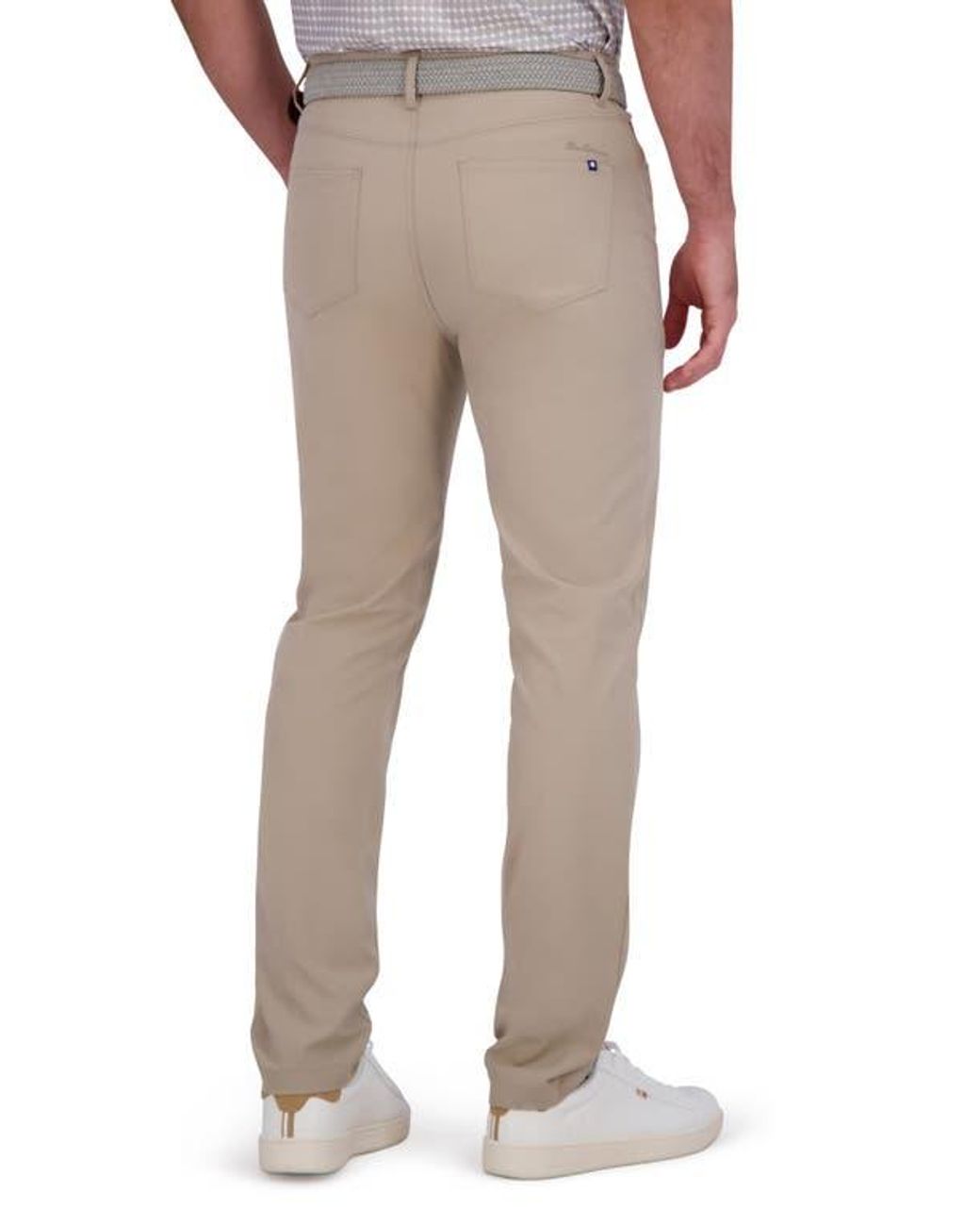 Ben Sherman Natural Solid 4-Way-Stretch Tech Golf Pants for men