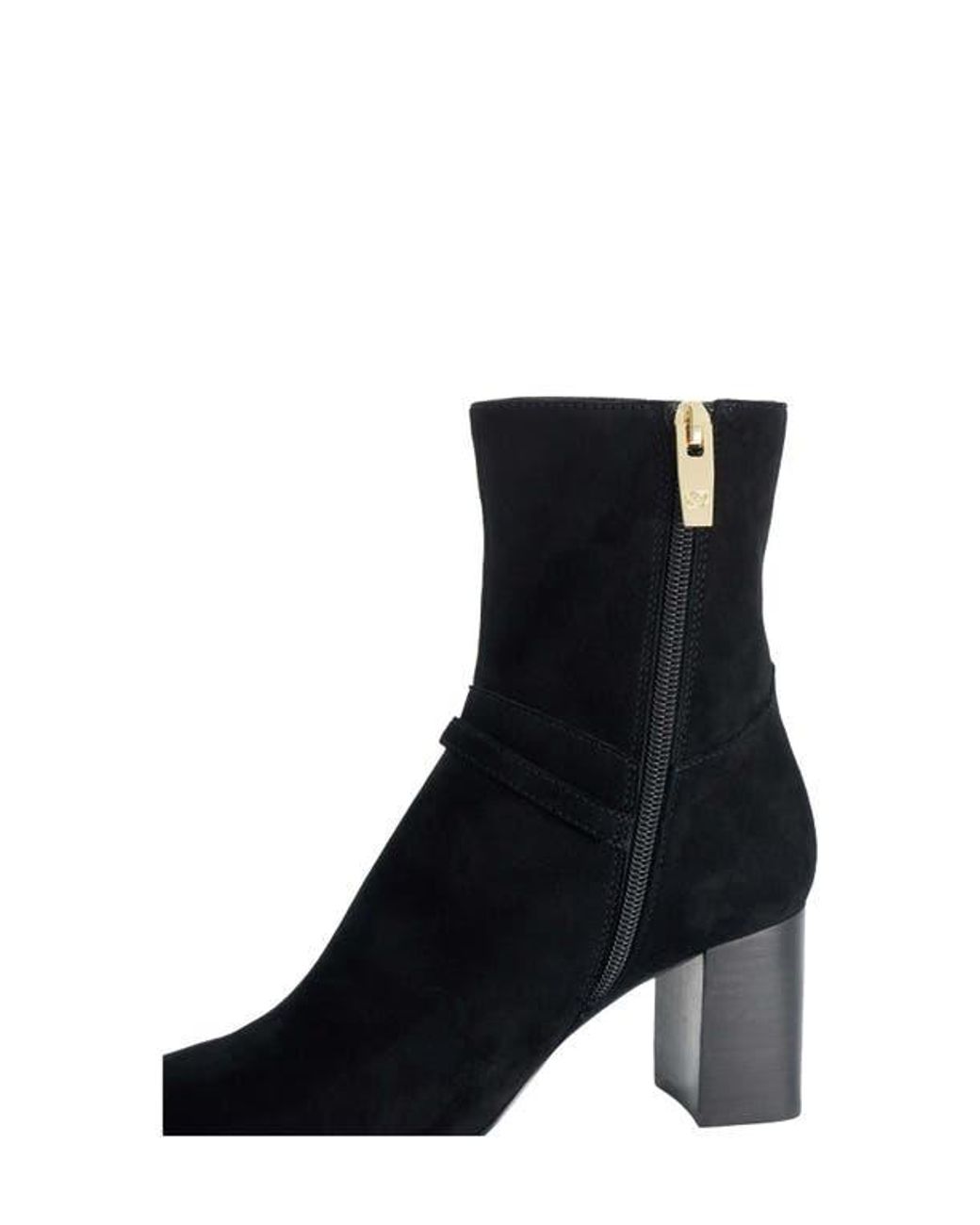Dune Blue Ollen Leather Bootie