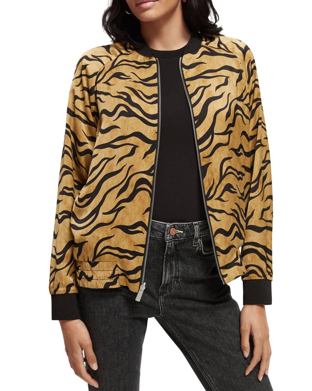 Scotch & Soda Reversible Recycled Bomber Jacket | Lyst