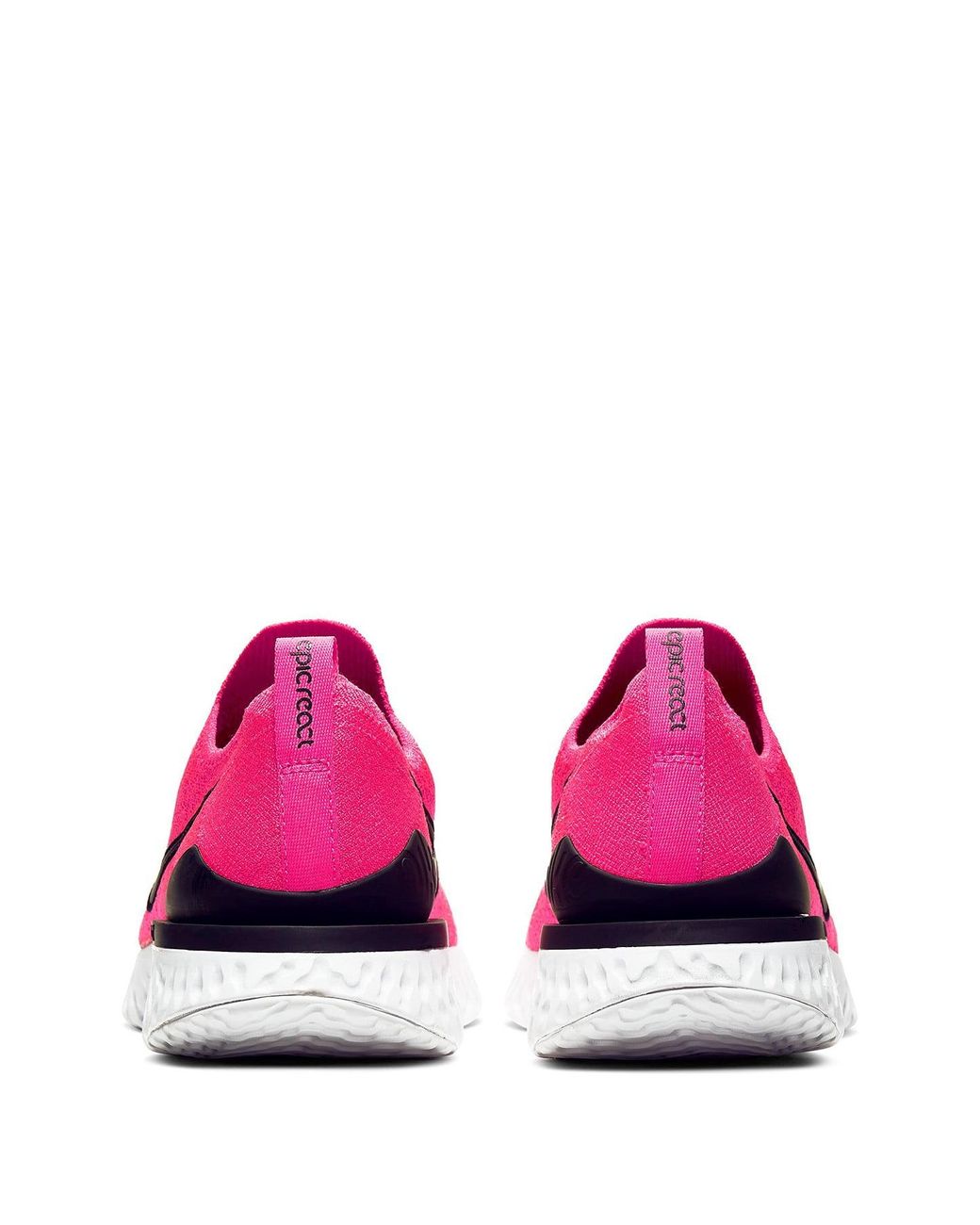 nike epic react white pink