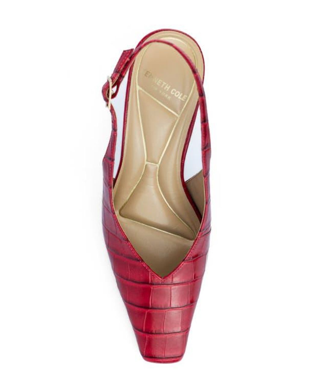 Kenneth Cole Red Meilani Slingback Pump