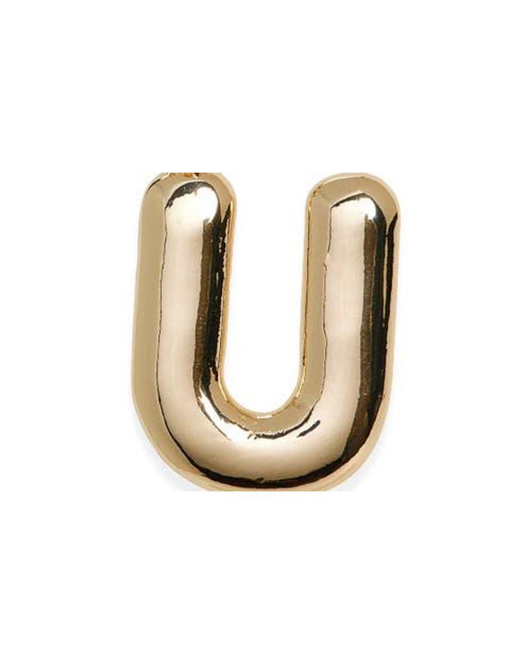 Leith Metallic Bubble Initial Bag Charm