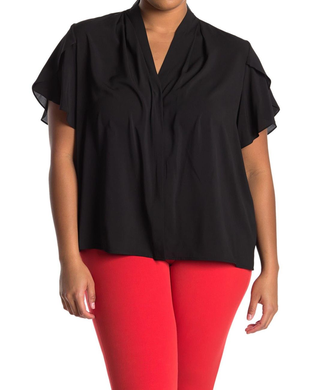calvin klein flutter sleeve