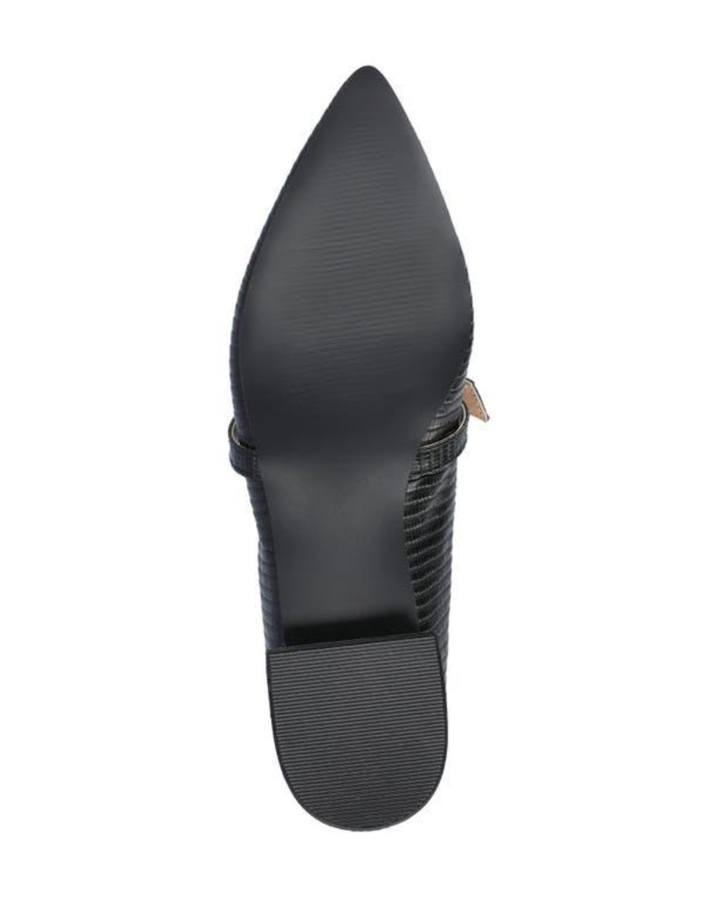 Journee Collection Blue Cait Snake Embossed Pump