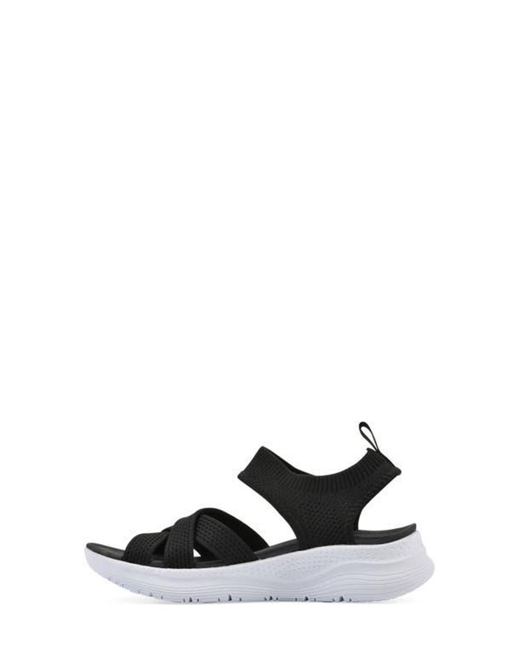 White Mountain Black Charry Knit Sandal