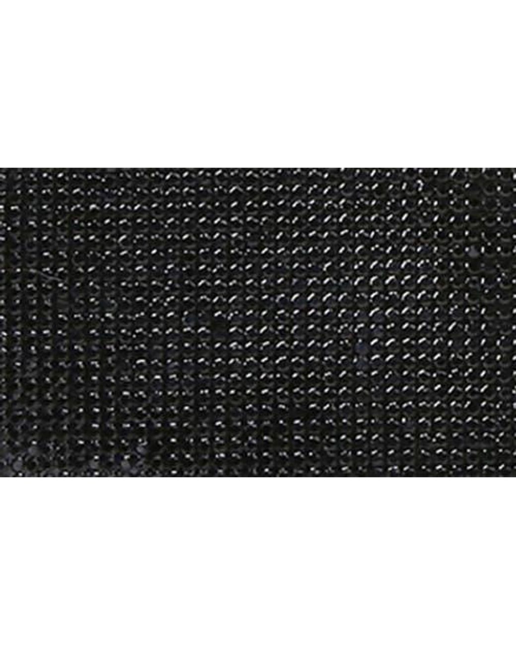 BERNESS Black Rhinestone Bow Clutch