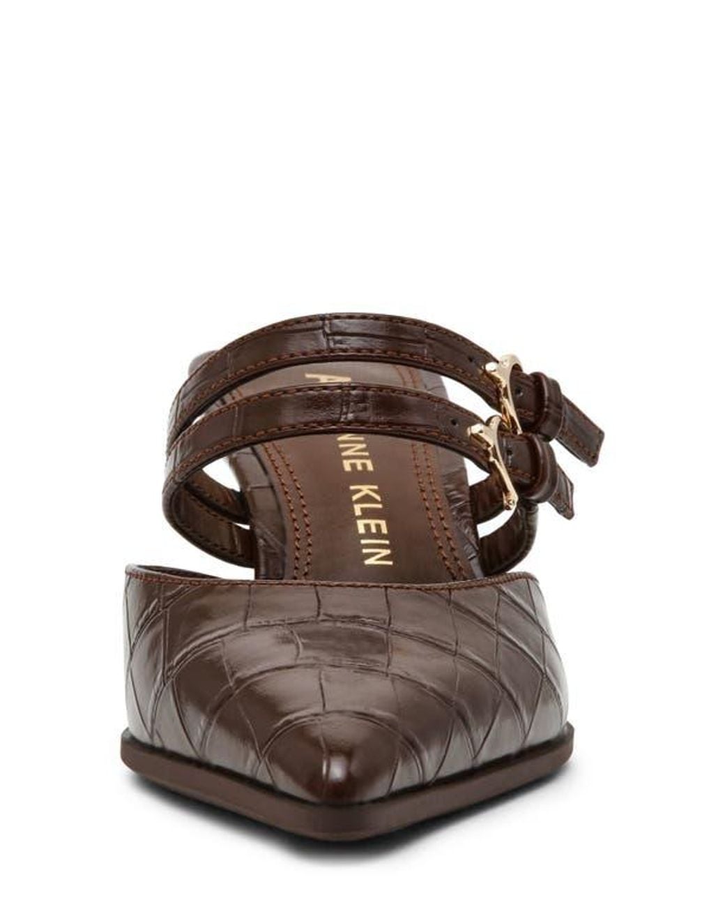 Anne Klein Brown Colden Mule