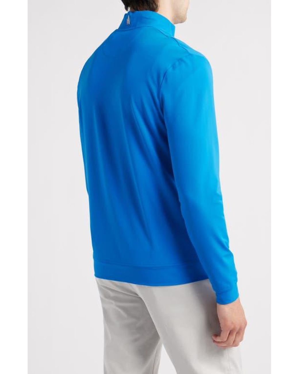 Johnnie-o Blue Motion Performance Quarter Zip Pullover for men