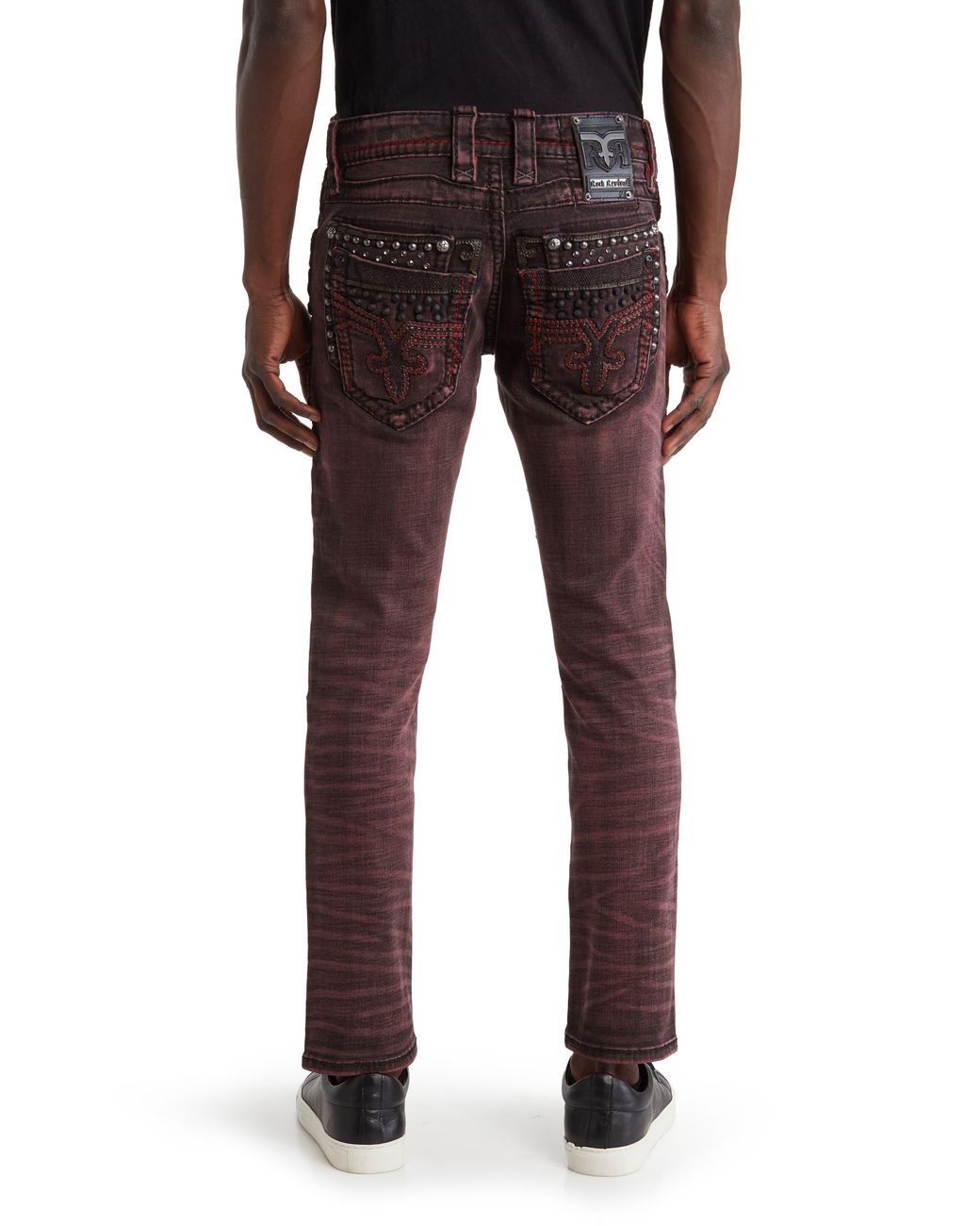 Rock revival biker jeans 2025