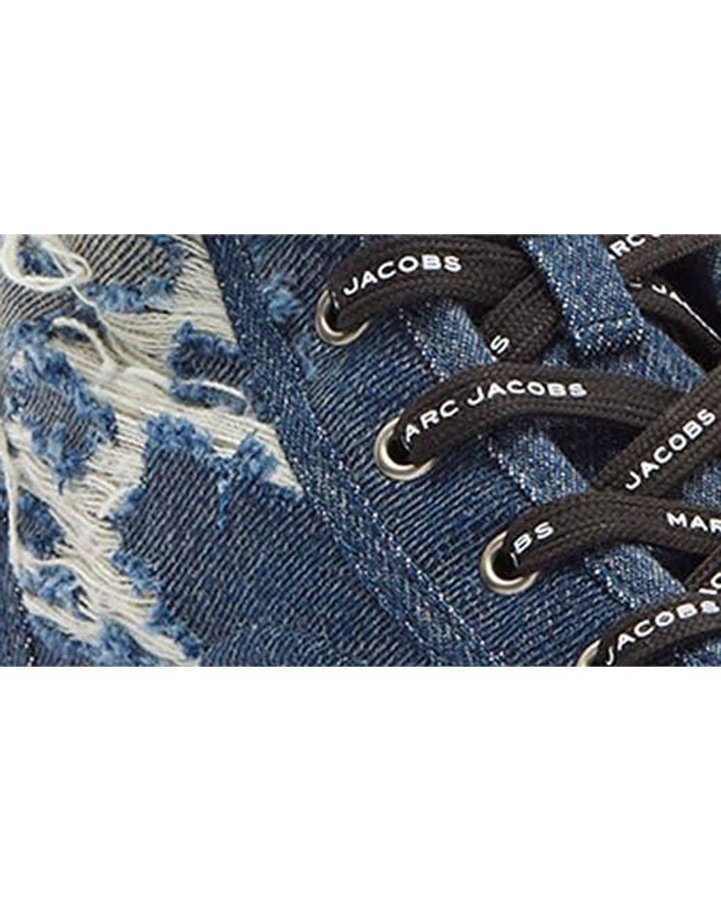 Marc Jacobs Blue The High Top Platform Sneaker