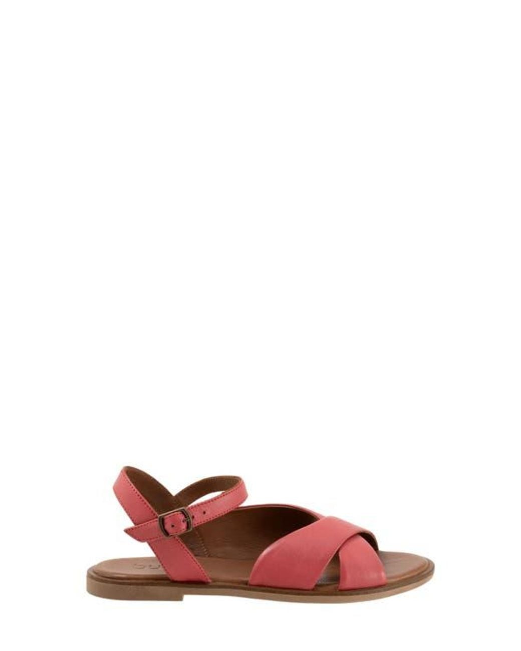 BUENO Red Harmony Ankle Strap Sandal